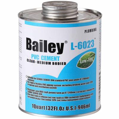 Клей для труб ПВХ Bailey L-6023  473мл